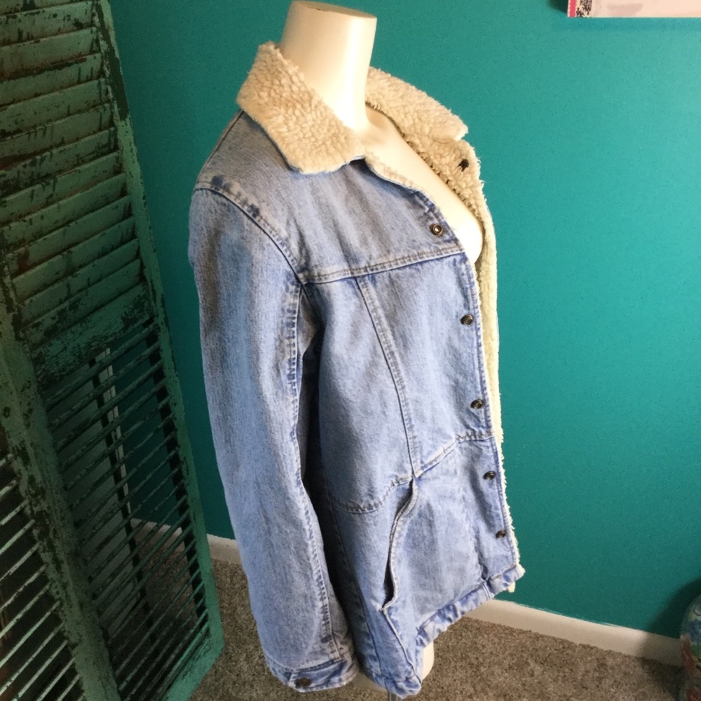 Vintage Denim Coat - Picture 3 of 4